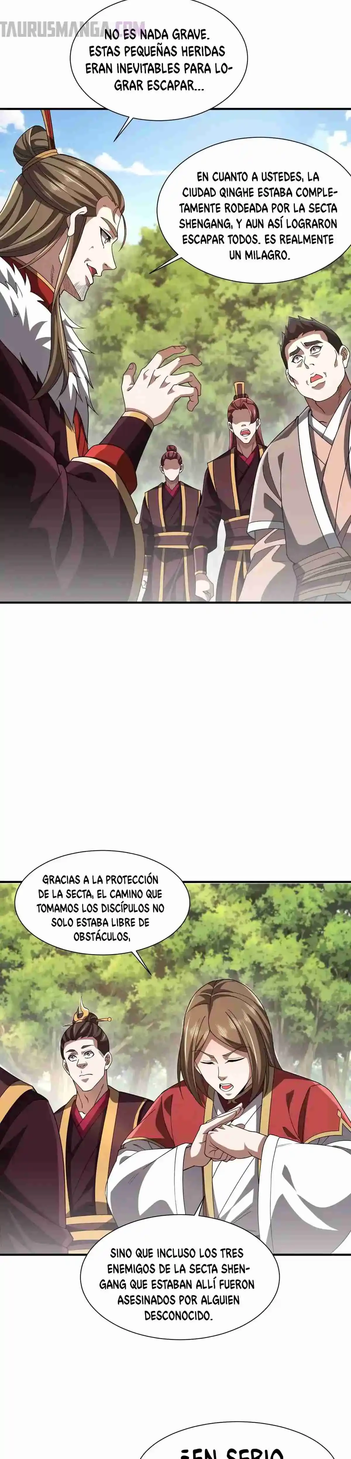 Renacido como Cultivador Demoníaco: Me hago mas fuerte matando zombies capítulo 5, página 13