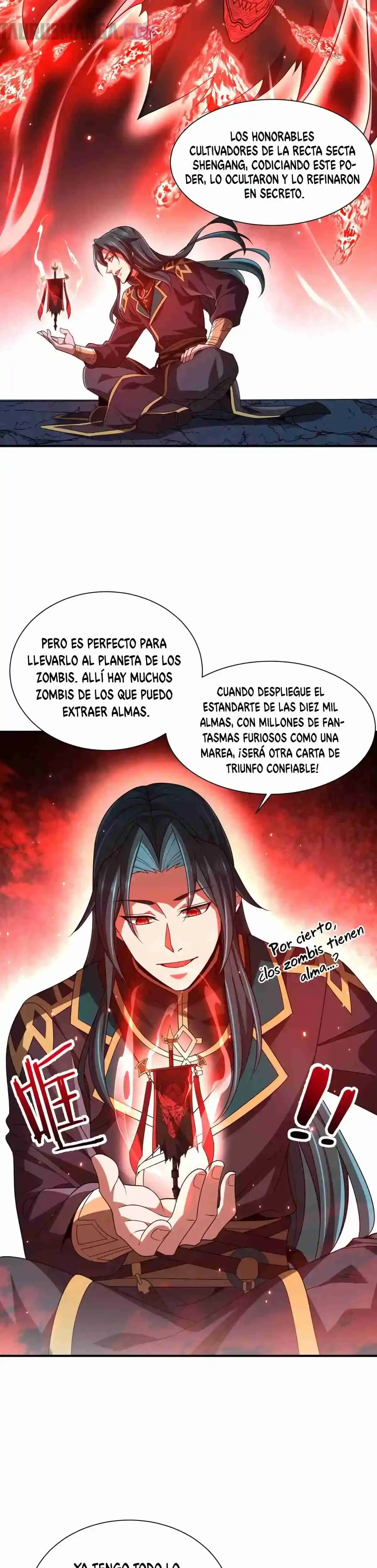Renacido como Cultivador Demoníaco: Me hago mas fuerte matando zombies capítulo 5, página 18