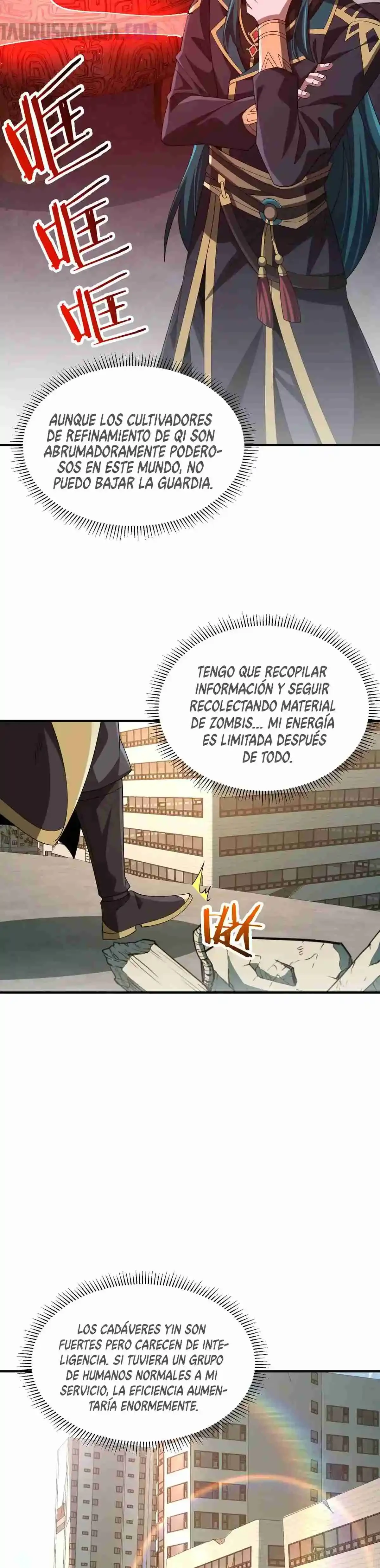 Renacido como Cultivador Demoníaco: Me hago mas fuerte matando zombies capítulo 6, página 8