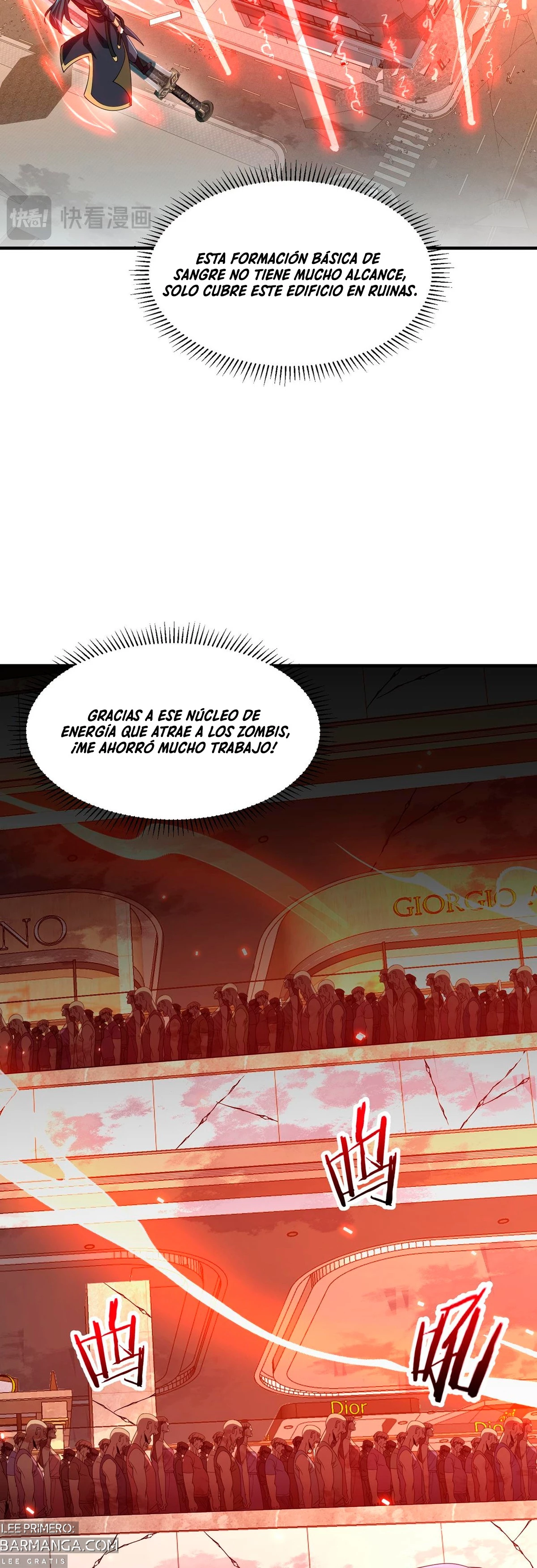 Renacido como Cultivador Demoníaco: Me hago mas fuerte matando zombies capítulo 8, página 18
