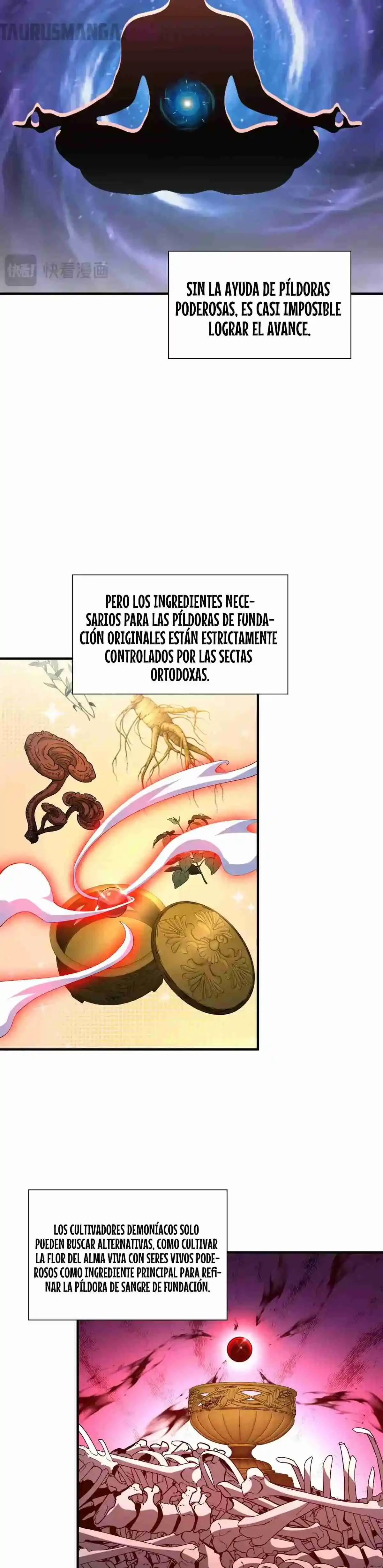 Renacido como Cultivador Demoníaco: Me hago mas fuerte matando zombies capítulo 9, página 24