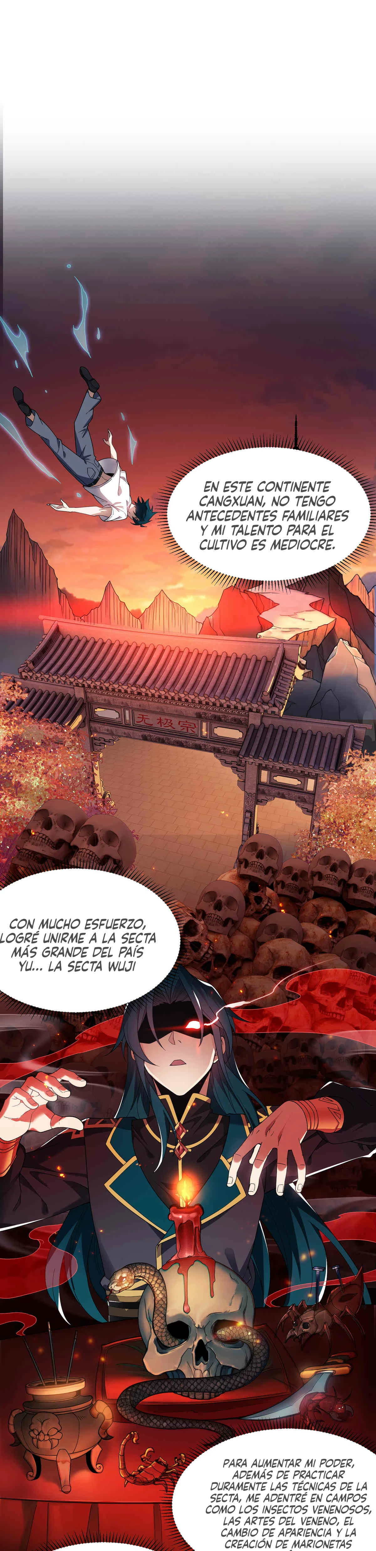 Renacido como Cultivador Demoníaco: Me hago mas fuerte matando zombies capítulo 1, página 5