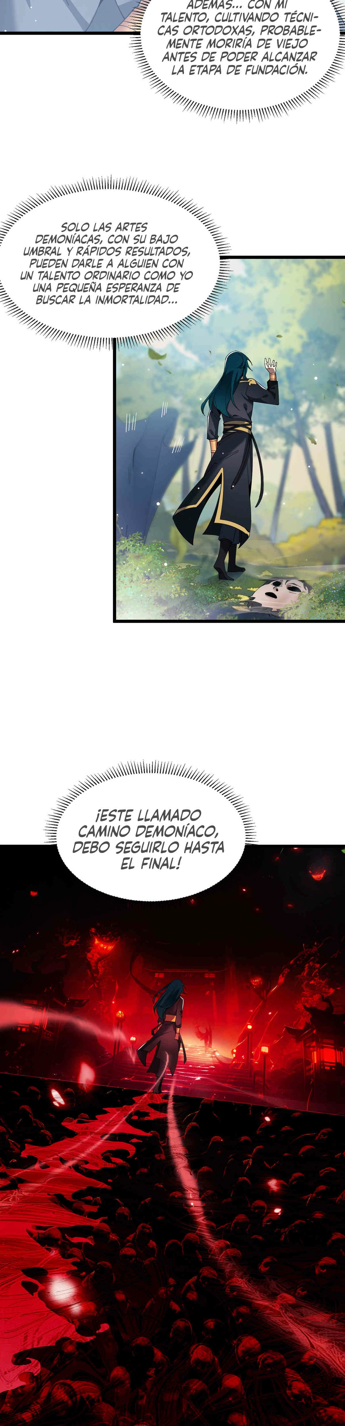 Renacido como Cultivador Demoníaco: Me hago mas fuerte matando zombies capítulo 1, página 27