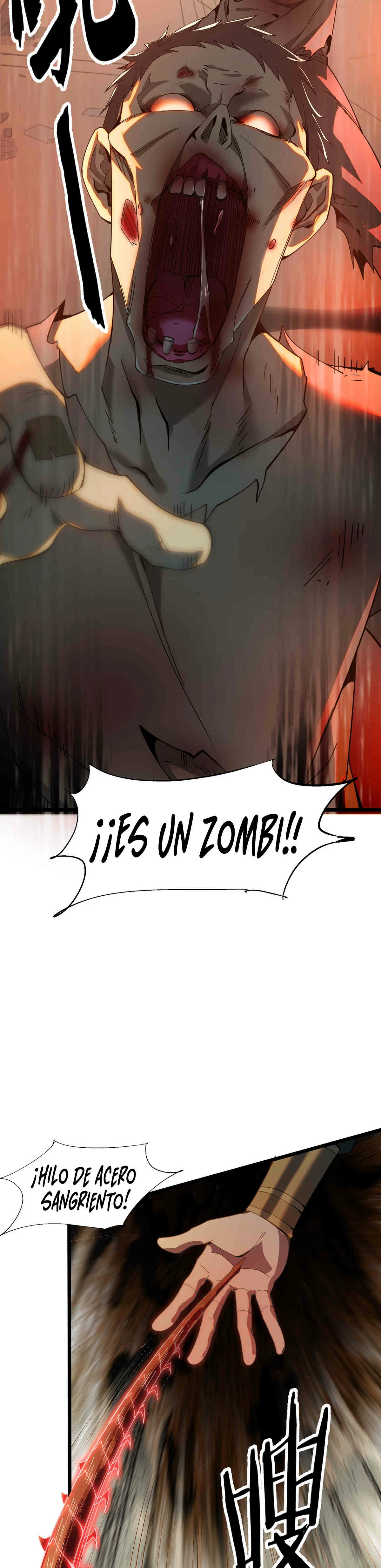 Renacido como Cultivador Demoníaco: Me hago mas fuerte matando zombies capítulo 1, página 36