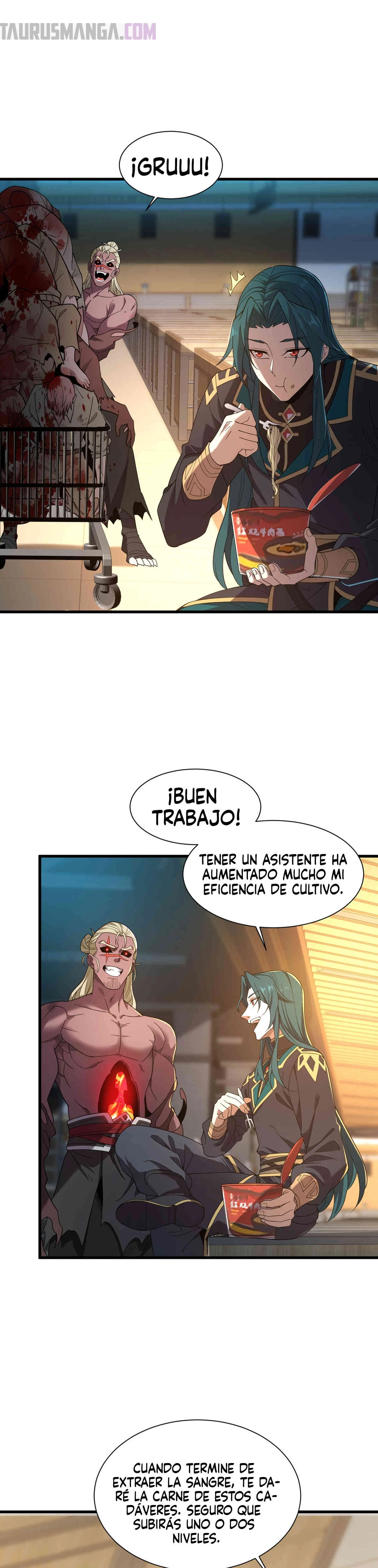 Renacido como Cultivador Demoníaco: Me hago mas fuerte matando zombies capítulo 2, página 26