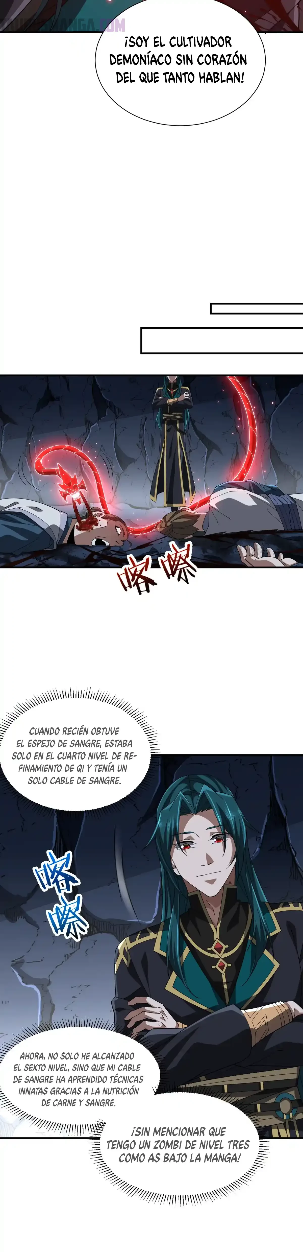 Renacido como Cultivador Demoníaco: Me hago mas fuerte matando zombies capítulo 3, página 22