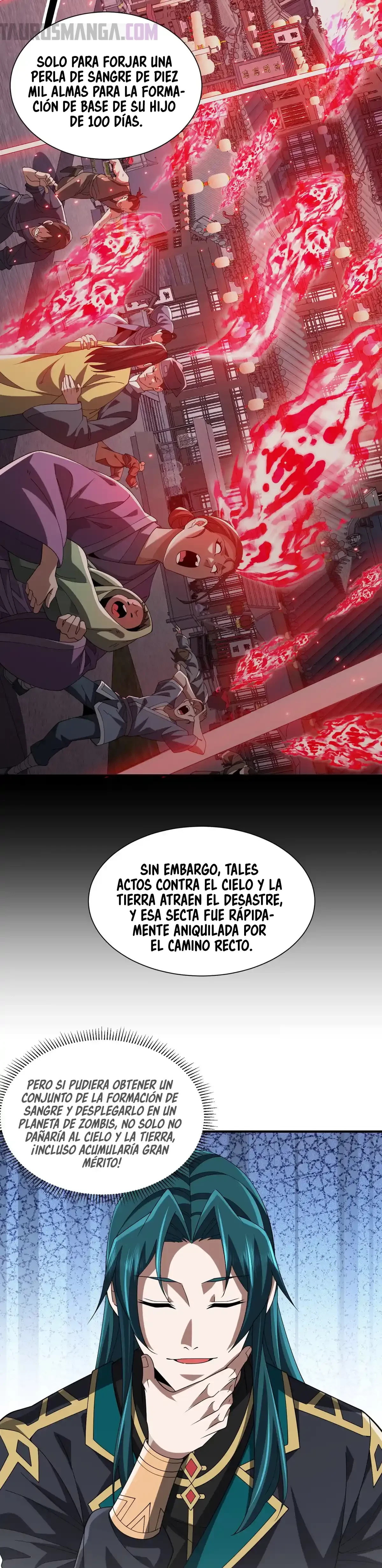 Renacido como Cultivador Demoníaco: Me hago mas fuerte matando zombies capítulo 4, página 2