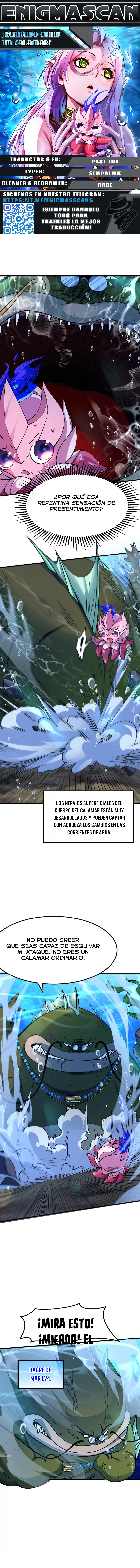 ¡Renacido Como Un Calamar! capítulo 5, página 1
