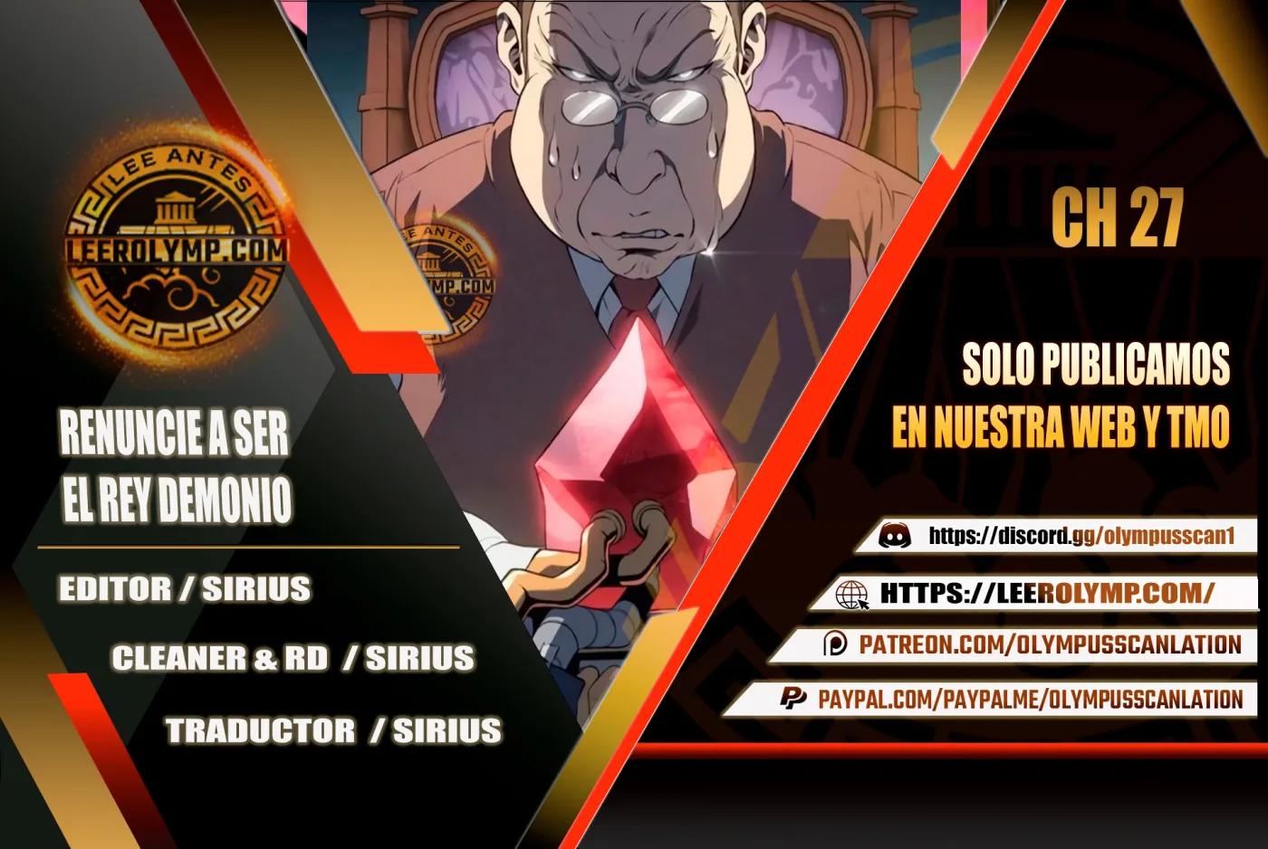 Renuncié a ser el rey demonio capítulo 27, página 1