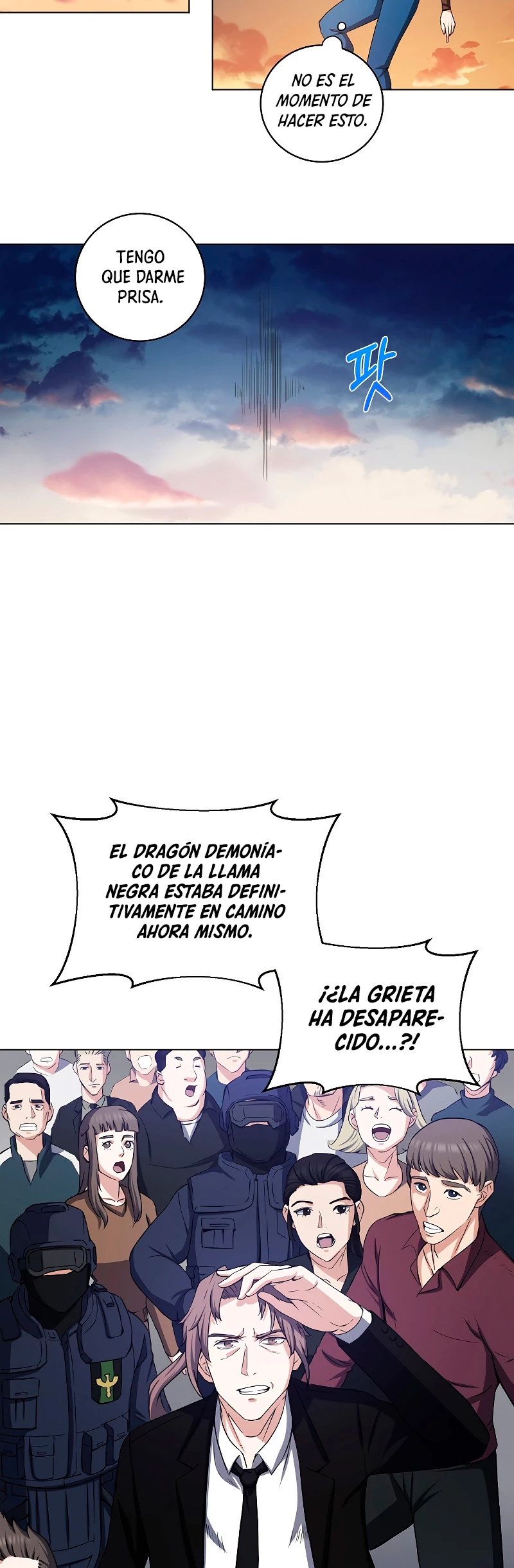 Restaurante callejero de un héroe retornado. capítulo 1, página 54