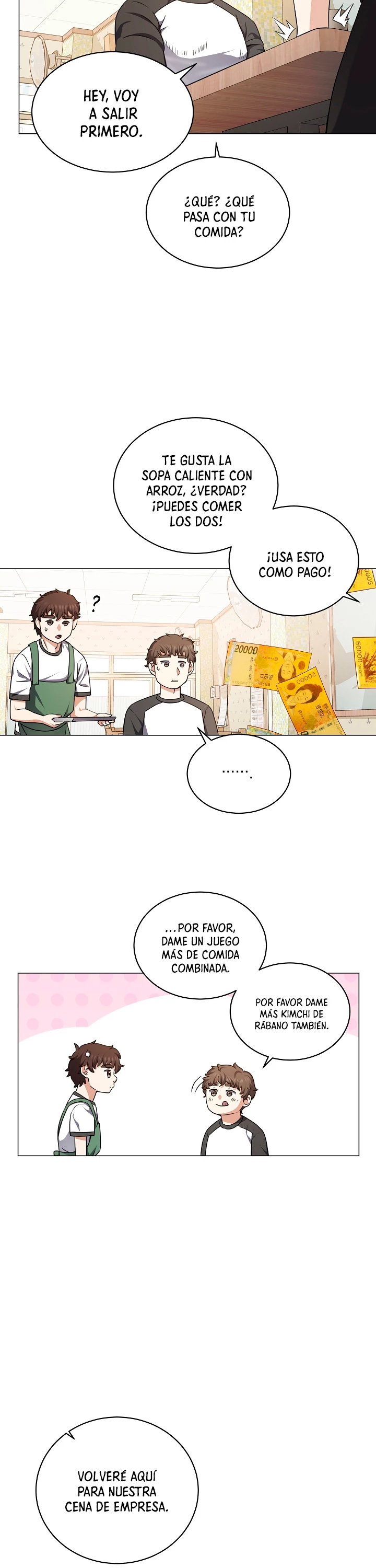 Restaurante callejero de un héroe retornado. capítulo 10, página 32