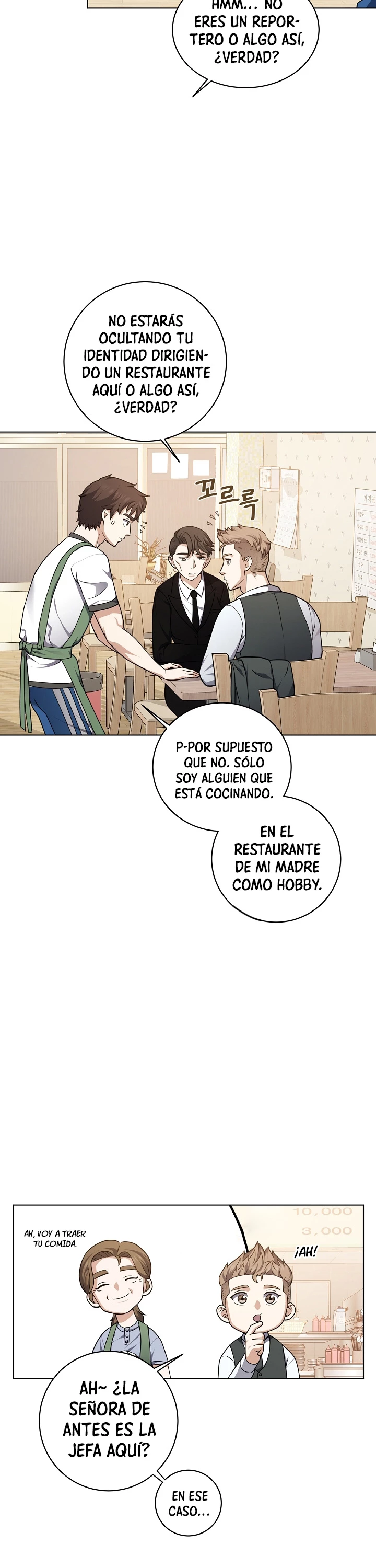 Restaurante callejero de un héroe retornado. capítulo 14, página 19