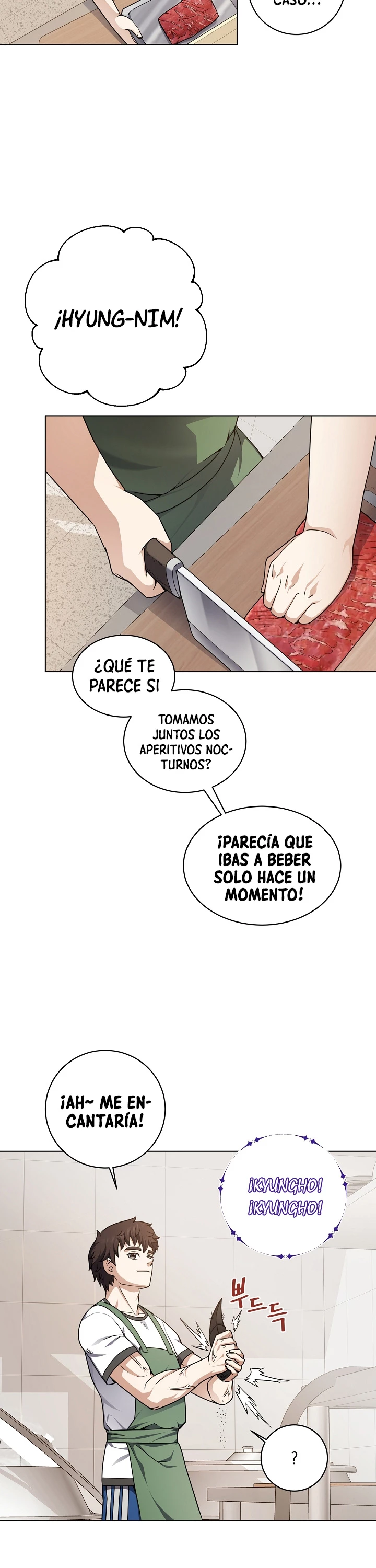 Restaurante callejero de un héroe retornado. capítulo 14, página 23