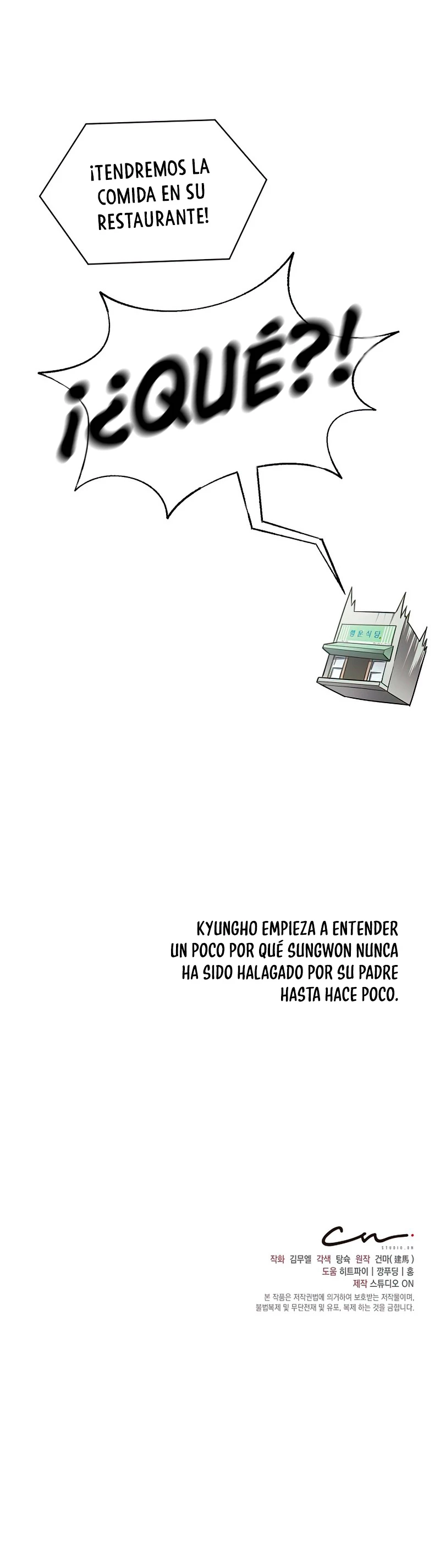 Restaurante callejero de un héroe retornado. capítulo 21, página 42