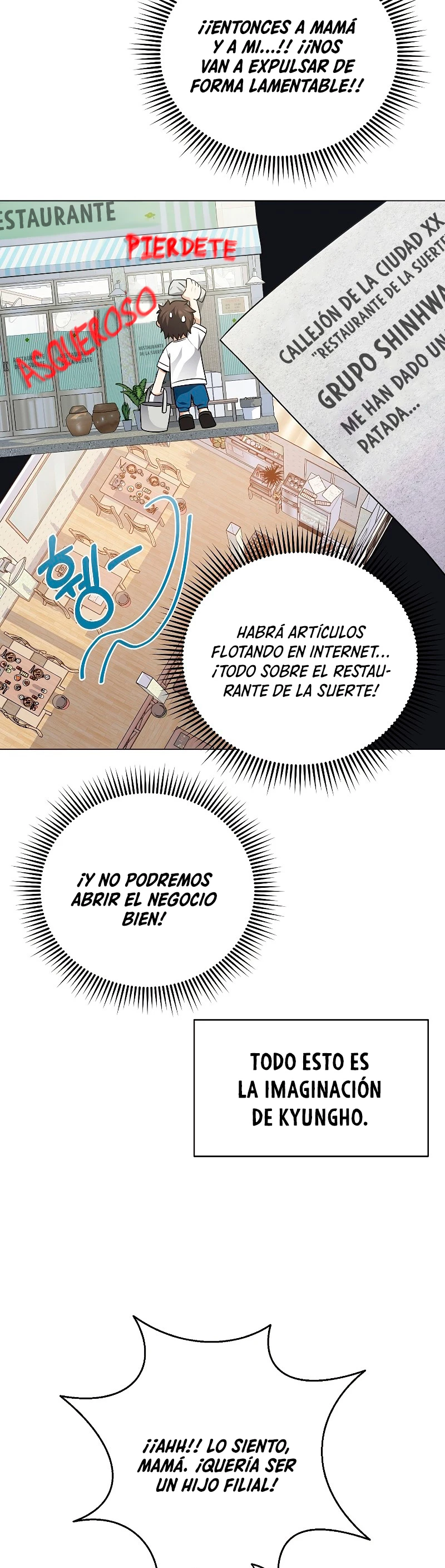 Restaurante callejero de un héroe retornado. capítulo 22, página 12