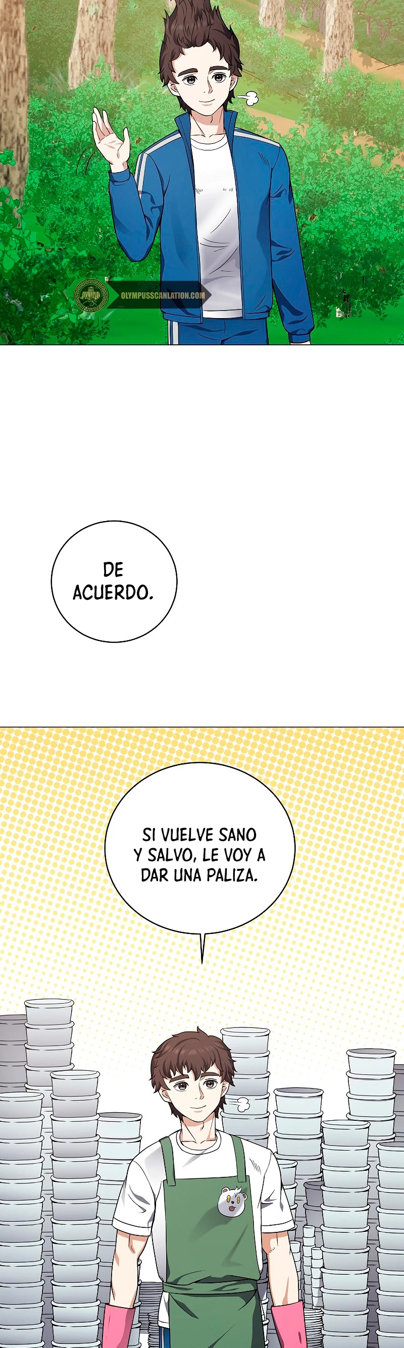 Restaurante callejero de un héroe retornado. capítulo 22, página 39