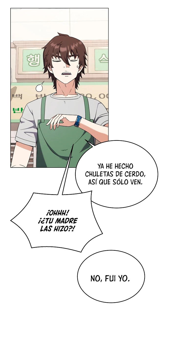 Restaurante callejero de un héroe retornado. capítulo 64, página 55