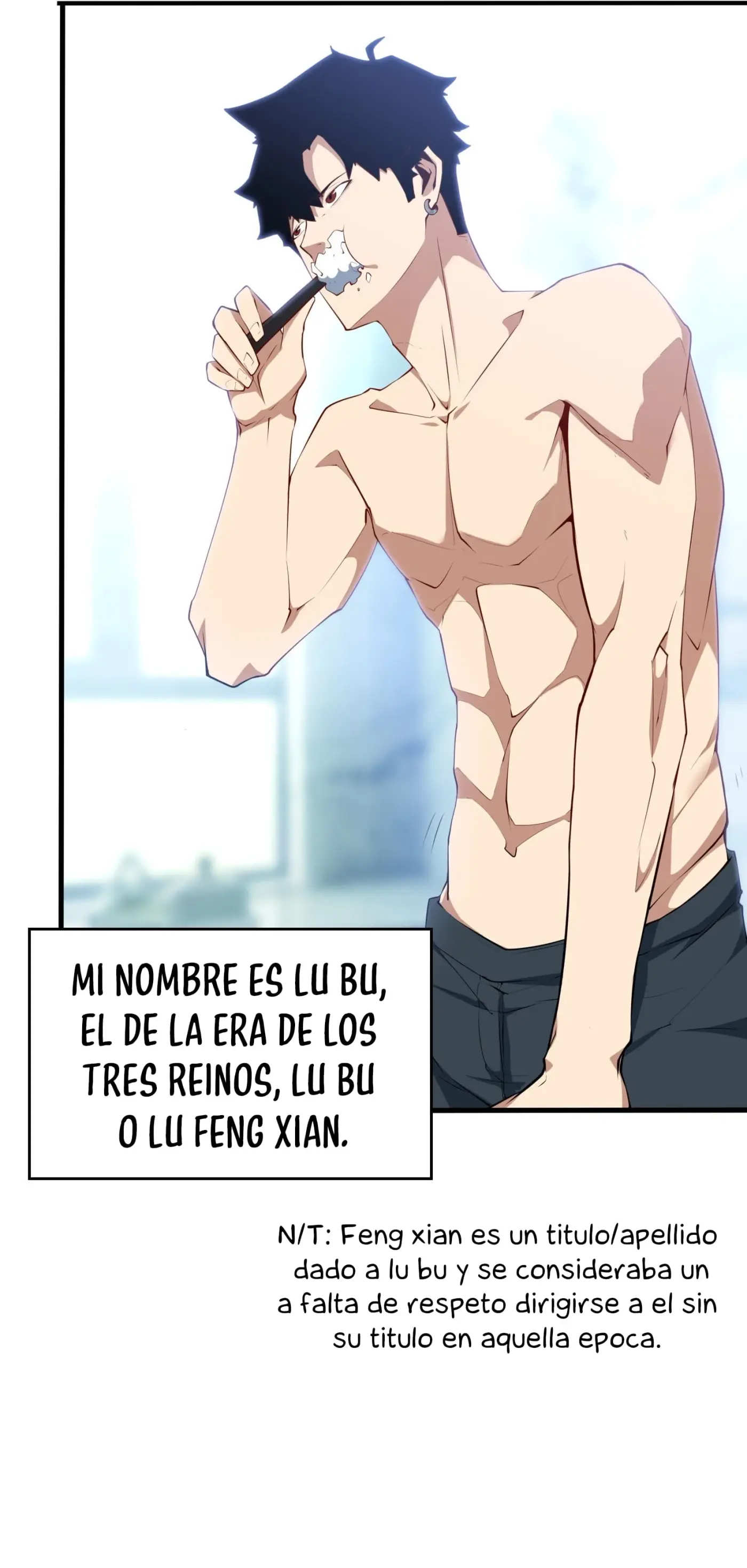 Resurrección, mi nombre es Lu Bu capítulo 1.5, página 4