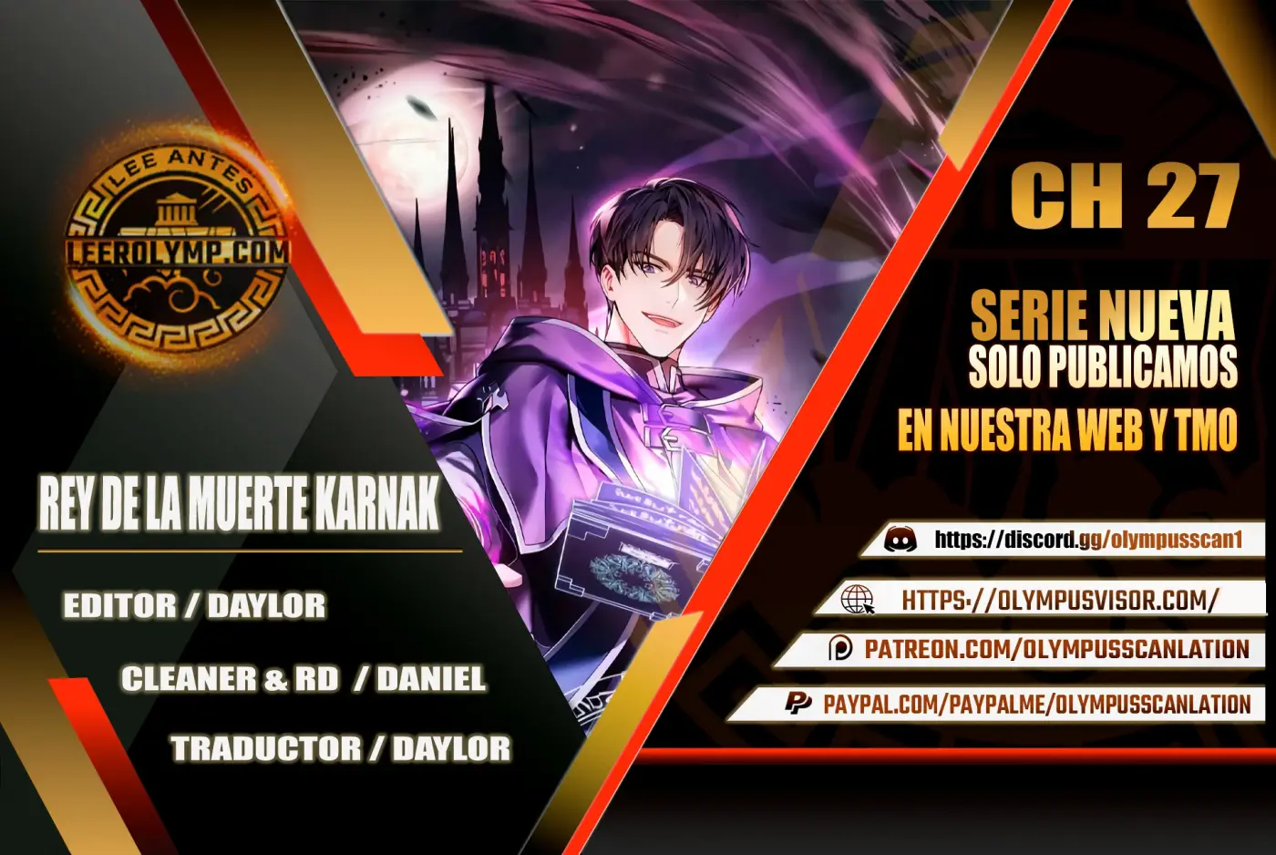 Rey de la muerte Karnak capítulo 27, página 1
