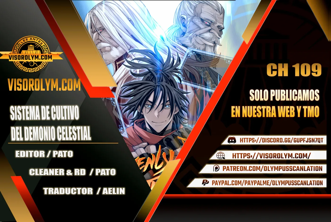 Sistema de cultivo del demonio celestial capítulo 109, página 1