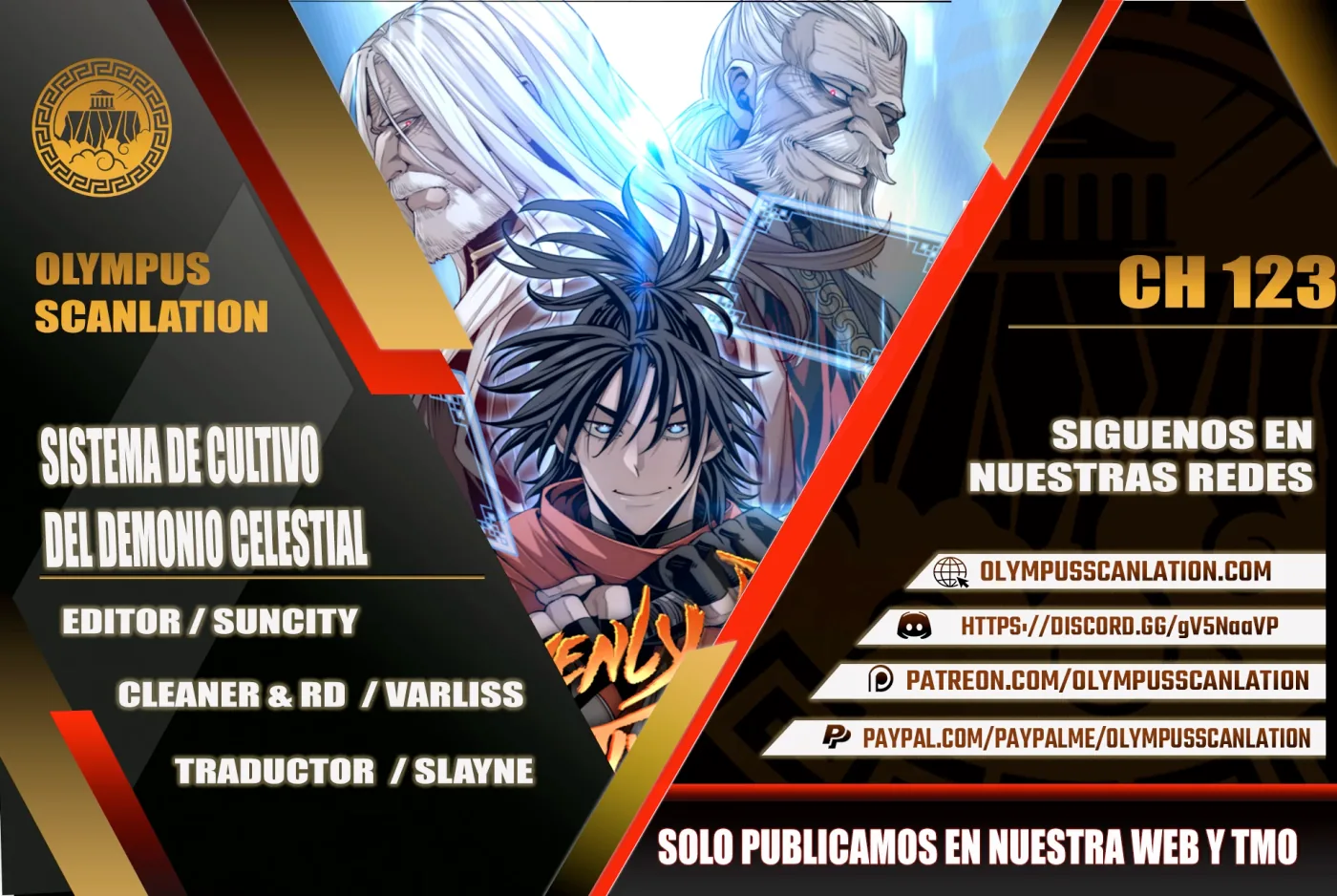 Sistema de cultivo del demonio celestial capítulo 123, página 1