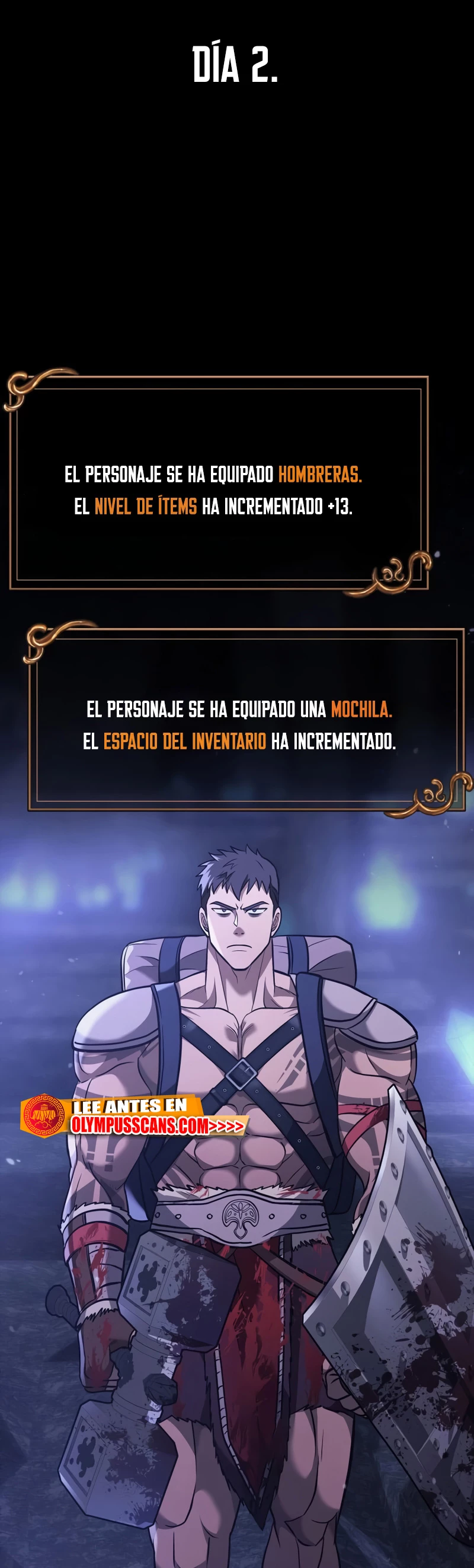 Sobreviviendo al Juego Siendo un Barbaro (Bjorn el bárbaro) capítulo 6, página 56
