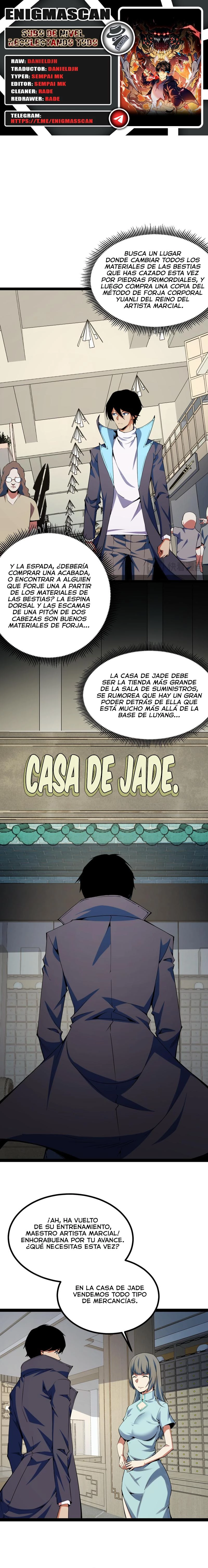 Subo de Nivel Recolectando Todo capítulo 14, página 1