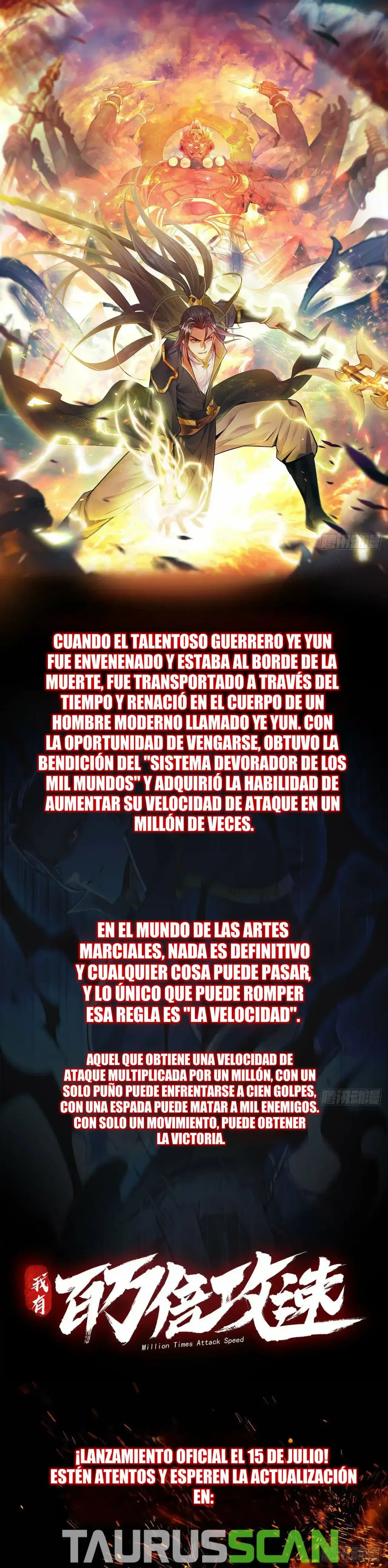 Tengo Una Velocidad De Ataque Multiplicada Por Un Millón capítulo 0, página 3