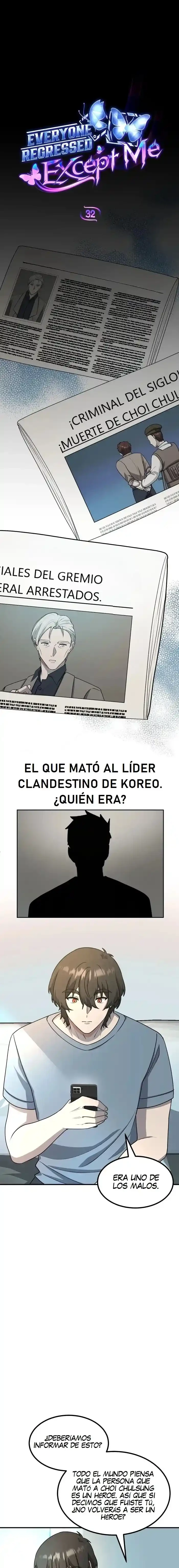 Todos retrocedieron menos ¡YO! capítulo 32, página 3