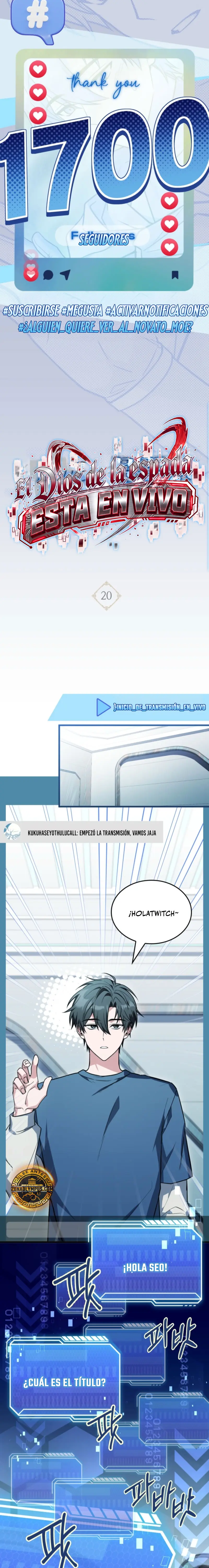 Transmisión en vivo del Dios de la Espada capítulo 20, página 8
