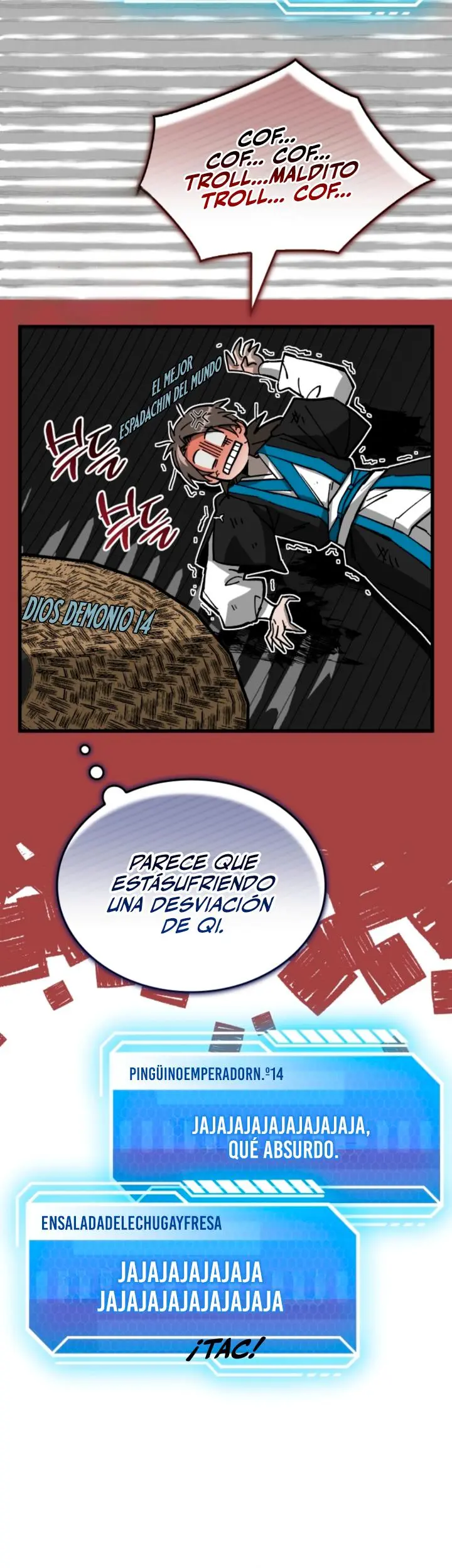 Transmisión en vivo del Dios de la Espada capítulo 33, página 34