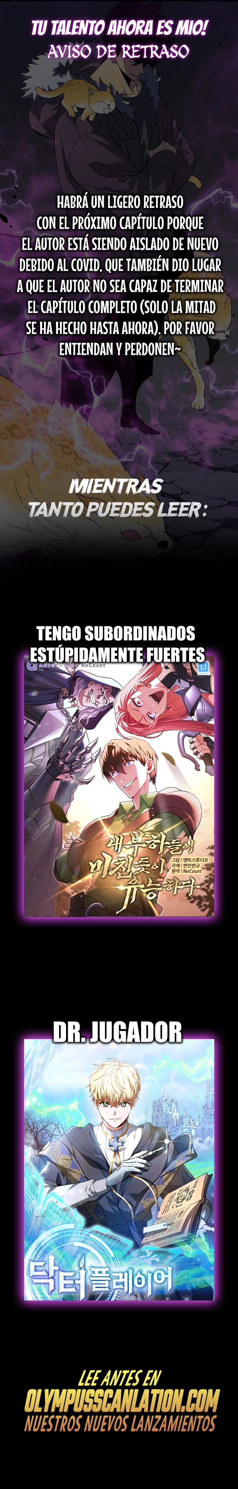 Tu talento ahora es mio! capítulo 46.5, página 1