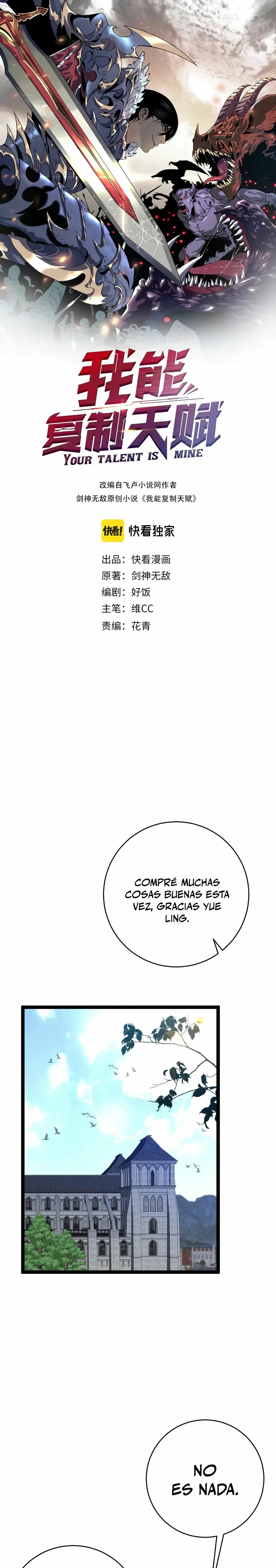 Tu talento ahora es mio! capítulo 89, página 2
