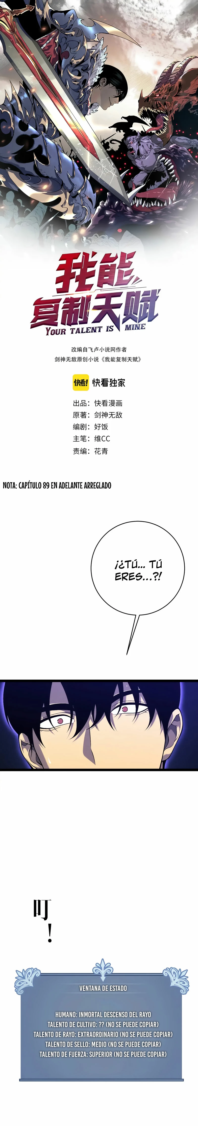 Tu talento ahora es mio! capítulo 91, página 2