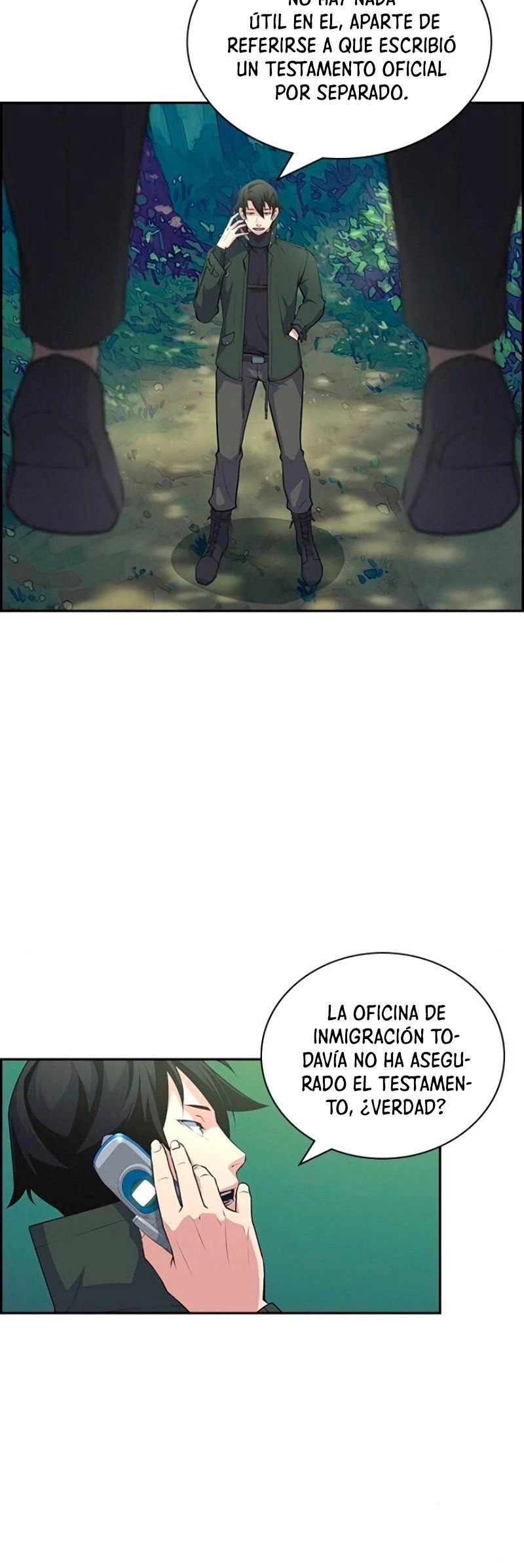 Un Hombre Extraño a las Afueras capítulo 4, página 42