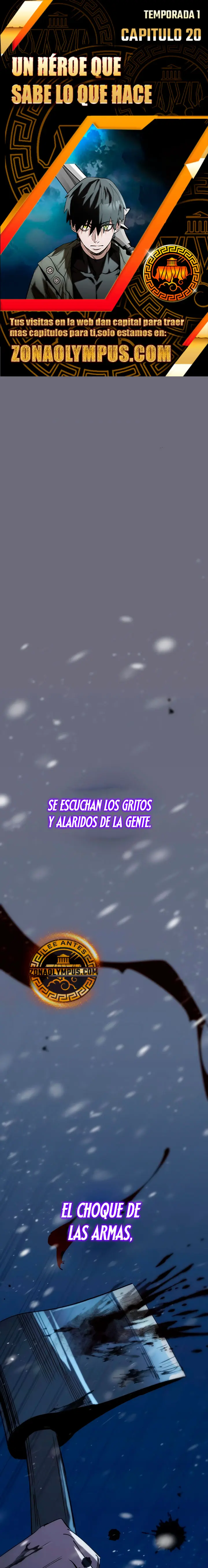 Un héroe que sabe lo que hace capítulo 20, página 1
