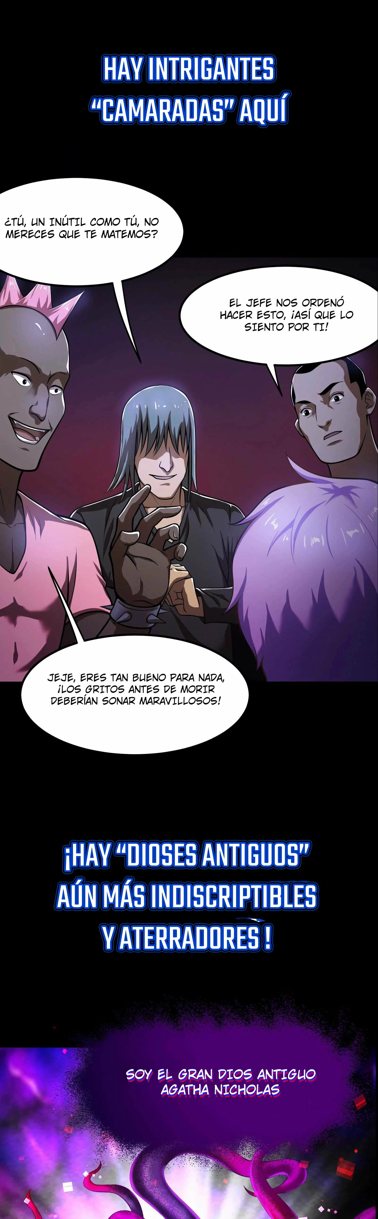 Un juego de dioses antiguos capítulo 0, página 8