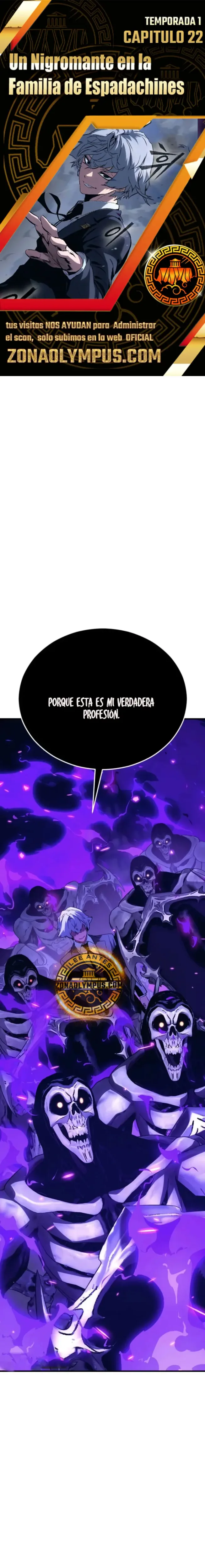 Un Nigromante en la familia de espadachines capítulo 22, página 1