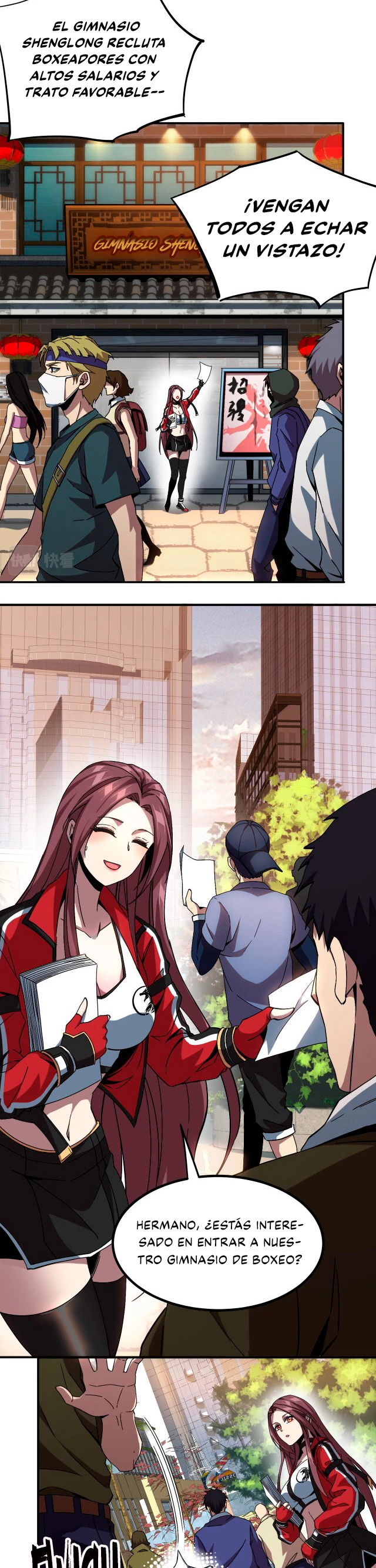 Un puño para destruir otro mundo capítulo 2, página 4