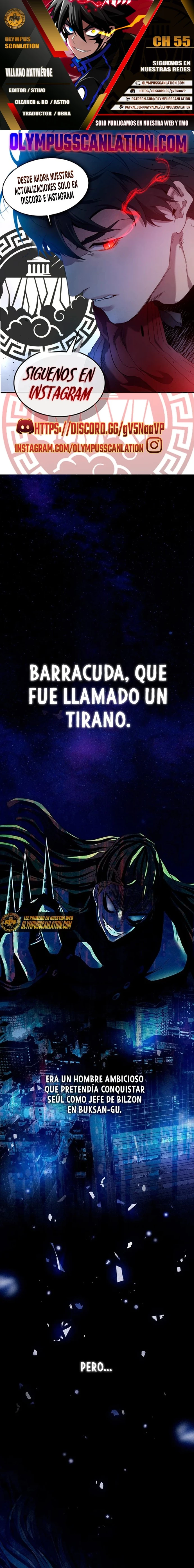 Villano antihéroe capítulo 55, página 1
