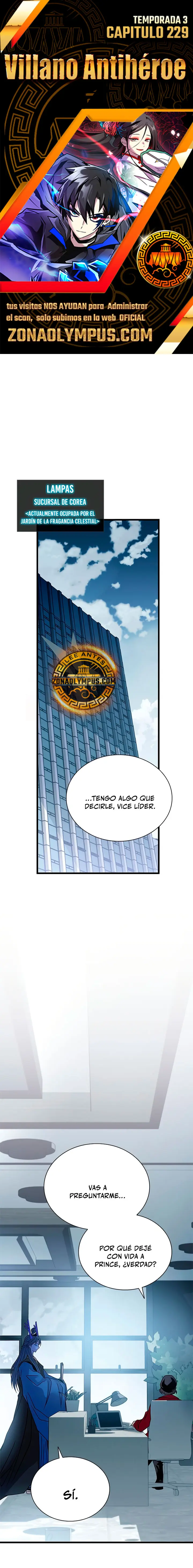 Villano antihéroe capítulo 229, página 1