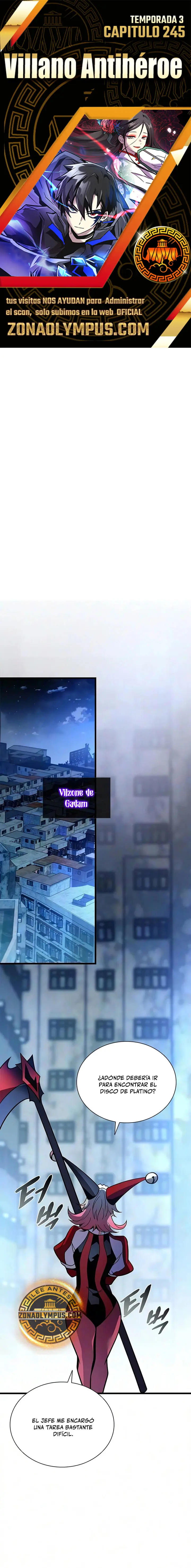 Villano antihéroe capítulo 245, página 1
