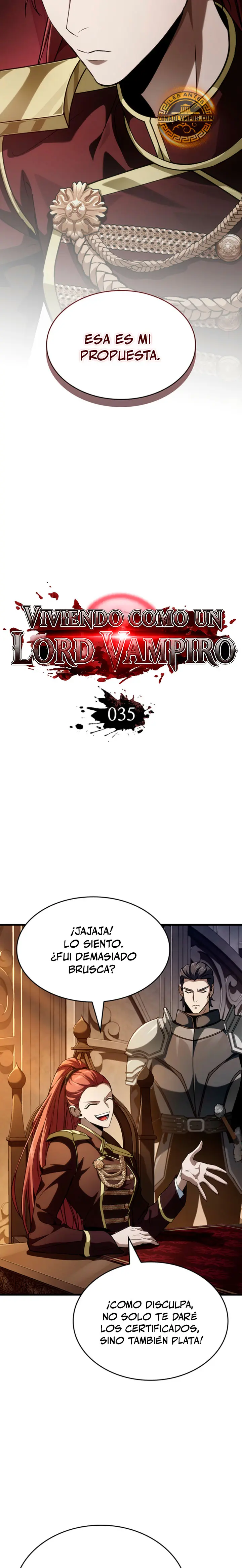 Viviendo como un Lord Vampiro capítulo 35, página 10