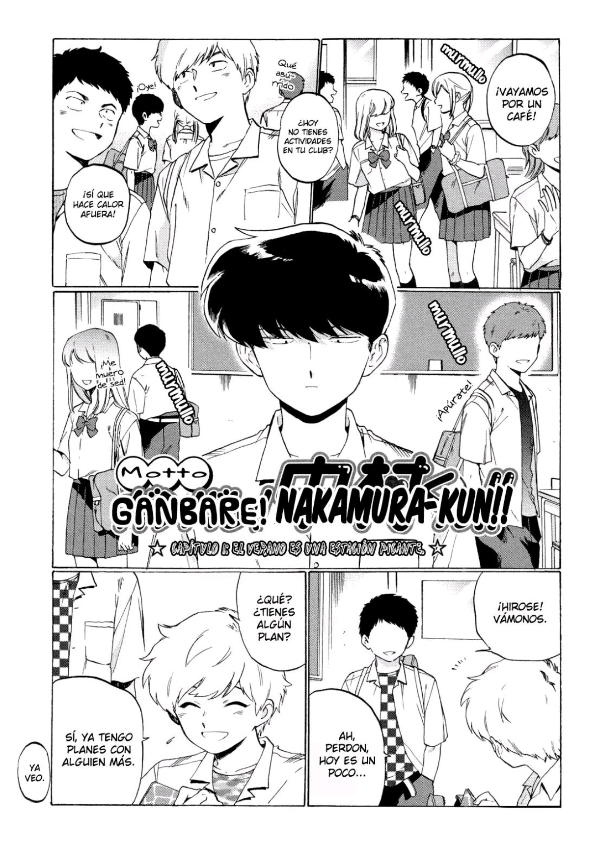 Ganbare! Nakamura-kun!! capítulo 12, página 3