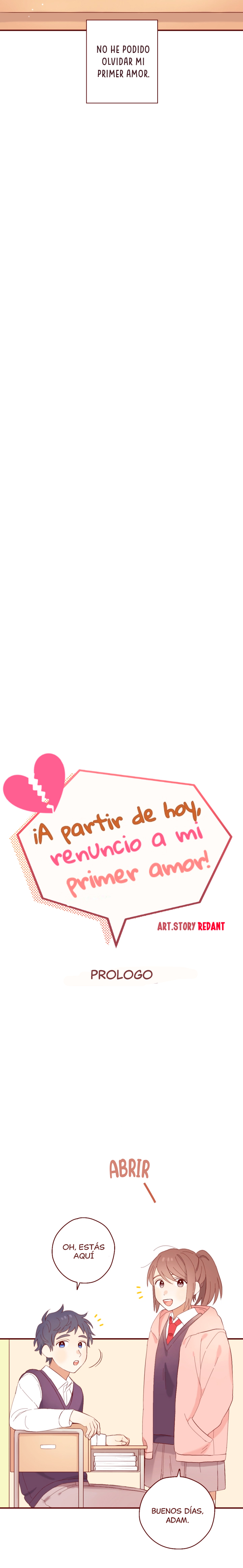 A partir de hoy renuncio a mi primer amor capítulo 0, página 5