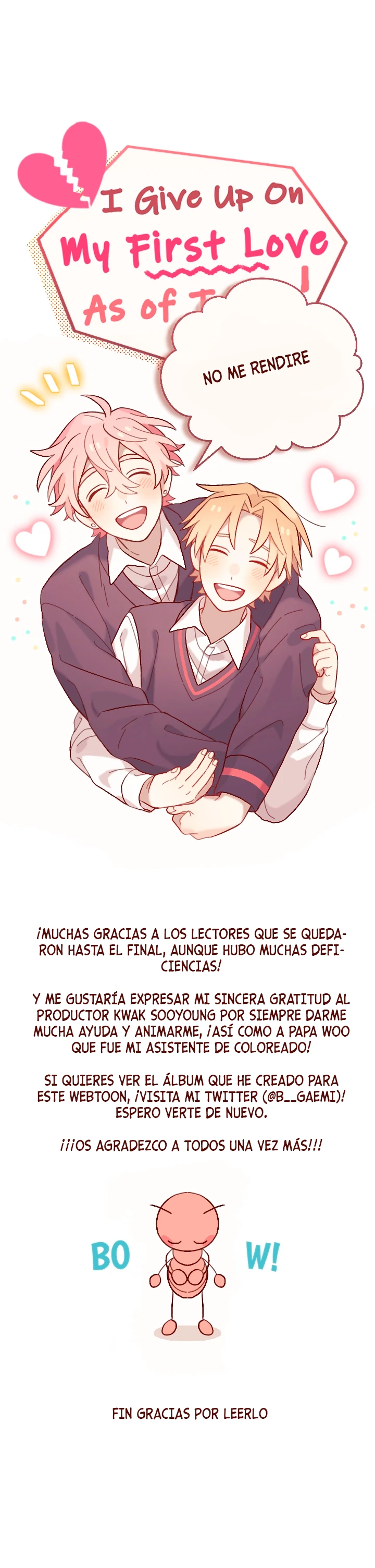 A partir de hoy renuncio a mi primer amor capítulo 15, página 19