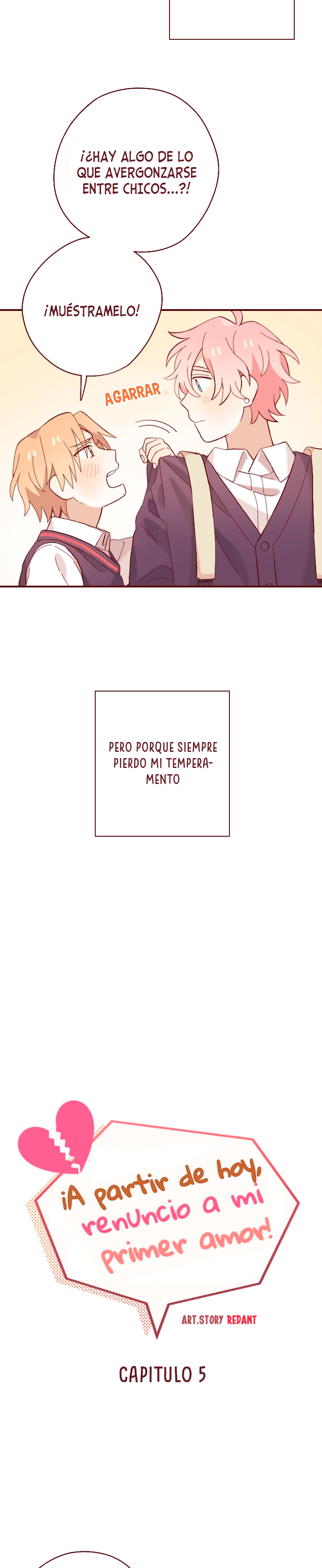 A partir de hoy renuncio a mi primer amor capítulo 5, página 7