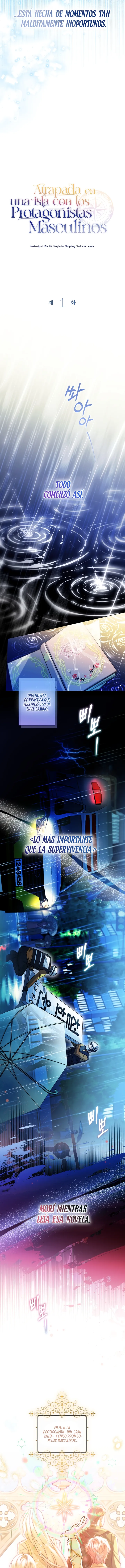 Atrapada en una isla con los protagonistas masculinos capítulo 1, página 5