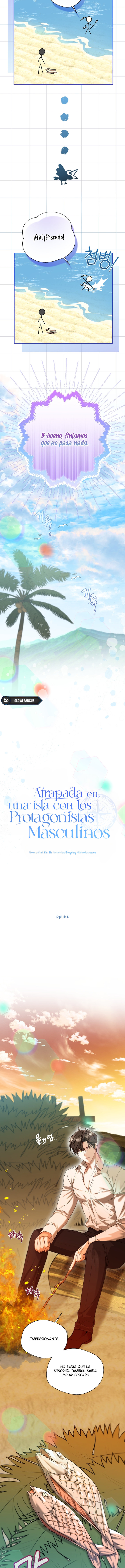 Atrapada en una isla con los protagonistas masculinos capítulo 6, página 6