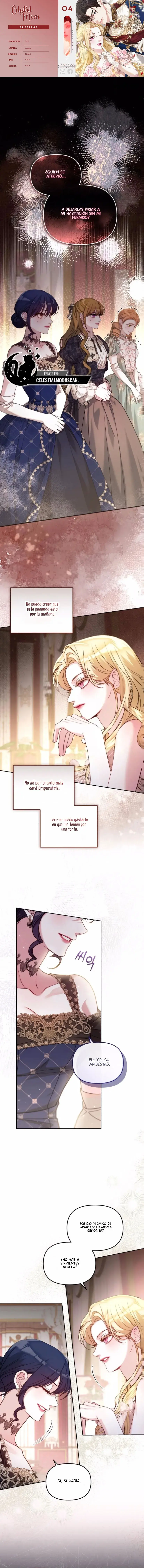 Aunque Fuera una Emperatriz Sustituta, Tuve mi Primera Noche capítulo 4, página 1